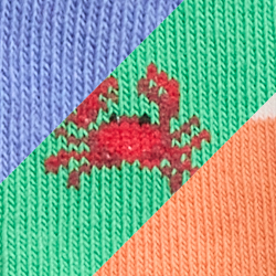 Blue/White/Orange/Green
