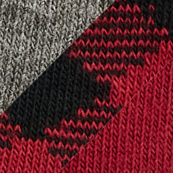 Cinza/vermelho/preto
