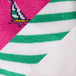 White/Orange/Green/Pink
