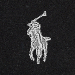 Polo-Schwarz/Grau