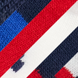 Navy-White Multi