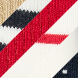 Navy/Ivory/Red/Tan
