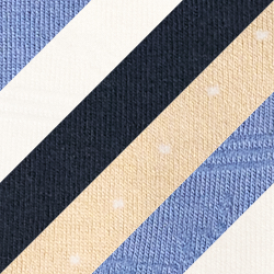 Ivory/Blue/Tan/Navy