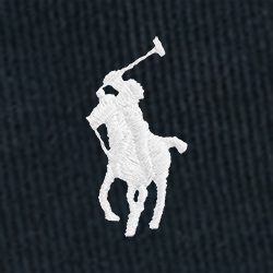 Polo 黑色/白色