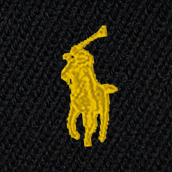 Polo-Schwarz/Gold Pp