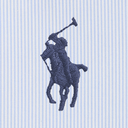 Dress Shirt Blue White