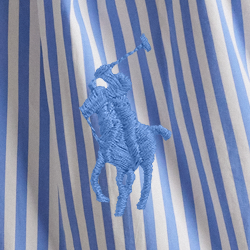 Cabana Blue / White