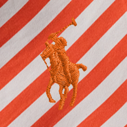 Bright Orange / White