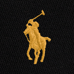 Polo-Schwarz/Gold