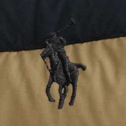 Kaki désert/Noir Polo