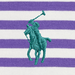 Cabana Purple/White