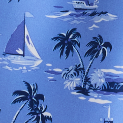Island Scenic  Blue