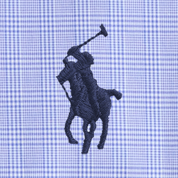Bleu Maidstone/Blanc