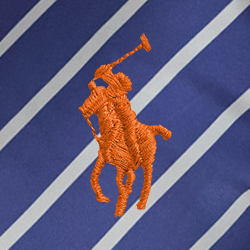 Blue Vertical Wide Stripe