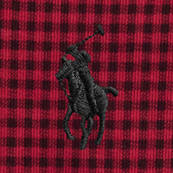 Micro Holiday Check Red