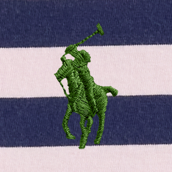 Garten-Rosa/Dunkl. Kobalt