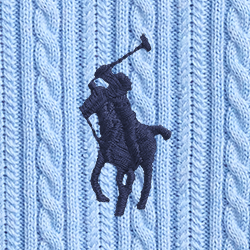 Hell Boleite-Blau meliert