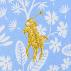 Blau/Tiger-Paradies-Motiv