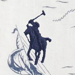 Segelboot-Anker-Motiv