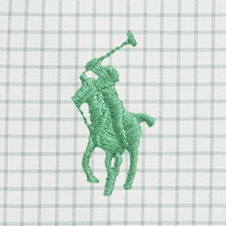 Verblichenes Mint/Wei&szlig;