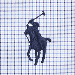 Weiß/Blau multi