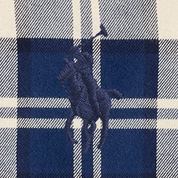 Off White Navy Multi