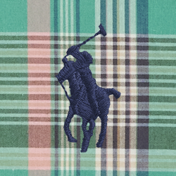 Kariertes Custom-Fit Popelinehemd