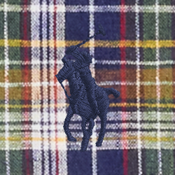 Navy Brown Multi