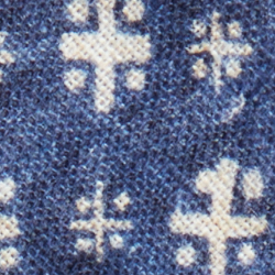Indigo/Weiß
