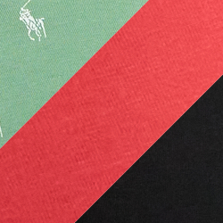 Black/Red/ Pistachio