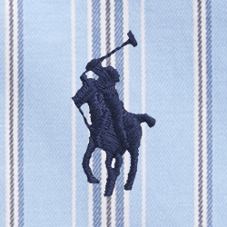 Blue White Stripe