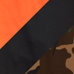 Black Orange Surplus Camo