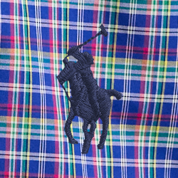 Med Plaid/cruise Navy