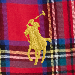 Red Plaid/Gold