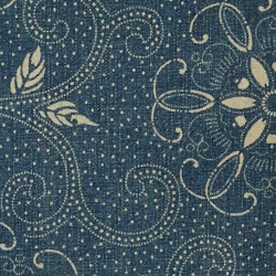 Indigo/Weiß multi