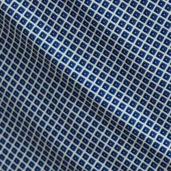 Bleu clair à losanges