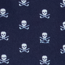 Refined Navy Skull And Clubs