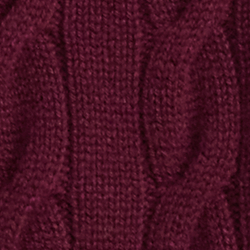 Kaschmirpullover mit Zopfmuster
