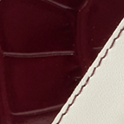Dark garnet/Snow white