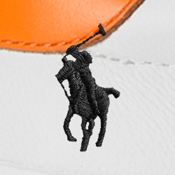 White/Resort Orange/black